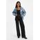 Levi's Ribcage high waist wide leg jeans black denim