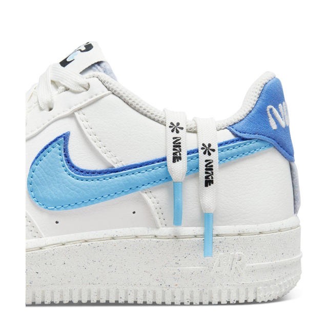 overhemd Leraren dag Higgins Nike Air Force 1 LV8 sneakers wit/aqua/kobaltblauw | wehkamp