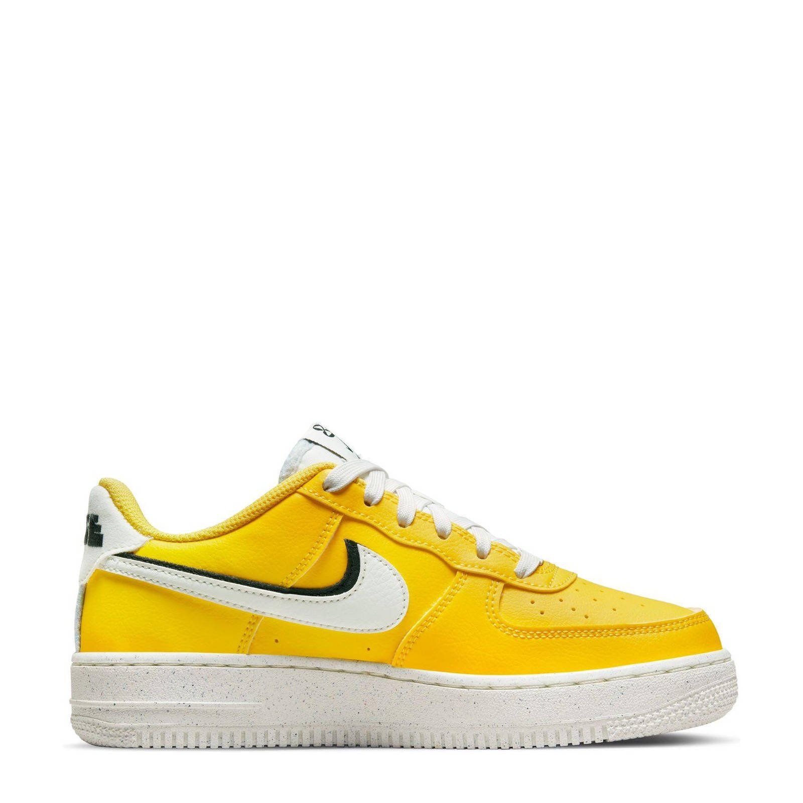 Nike air cheap force geel wit