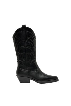 ONLBRONCO cowboy laarzen zwart