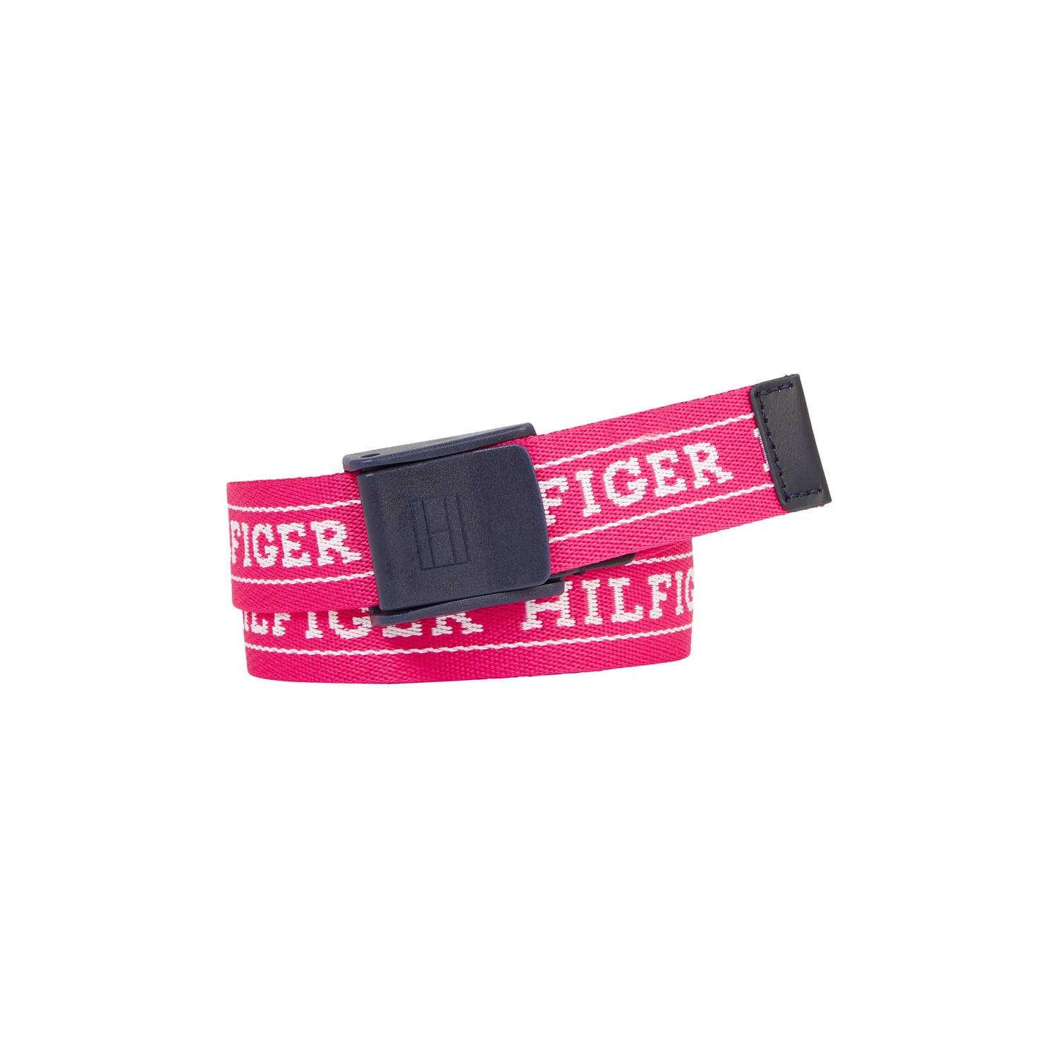 Tommy Hilfiger riem polyester felroze Logo L-XL | Riem van