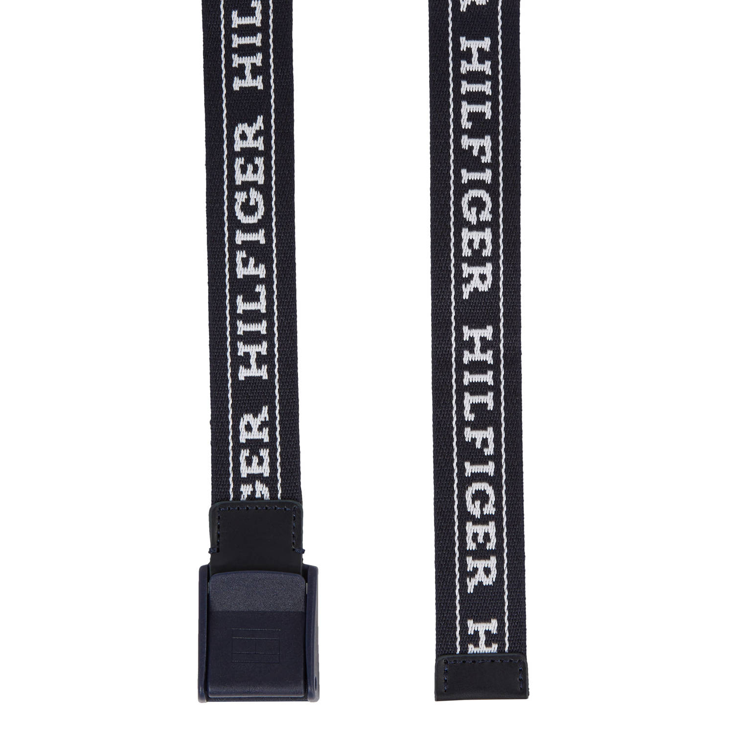 Tommy Hilfiger riem polyester donkerblauw