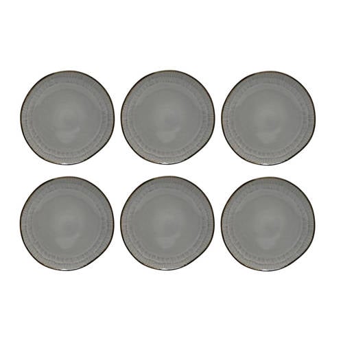 Studio Tavola Cookinglife Dinerborden Nola Warm Grey ø 27 cm - 6 stuks afbeelding