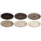 Studio Tavola Ontbijtborden / Dessertborden Delice Grijs ø 19 cm - 6 stuks