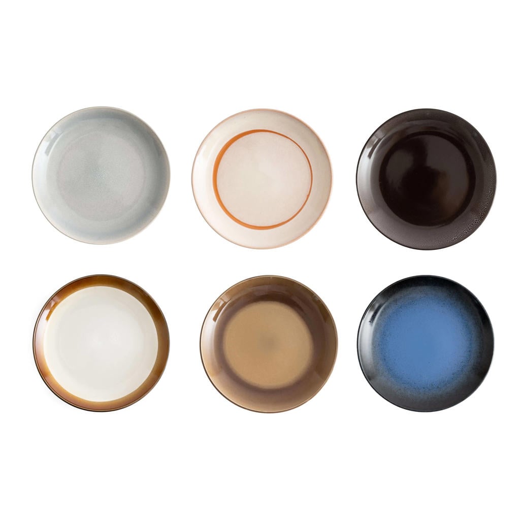 Studio Tavola Ontbijtborden / Dessertborden Earth ø 20 cm - 6 stuks