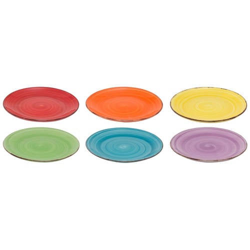 Studio Tavola Studio Tavola Ontbijtborden Sunny Summer ø 19 cm - 6 Stuks afbeelding