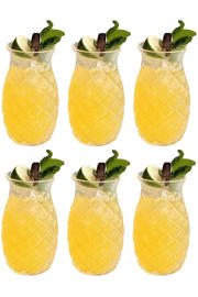 thumbnail: Cookinglife Cocktailglazen / Tiki Ananas Glazen - 400 ml - 6 stuks