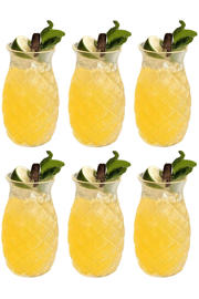 thumbnail: Cookinglife Cocktailglazen / Tiki Ananas Glazen - 400 ml - 6 stuks