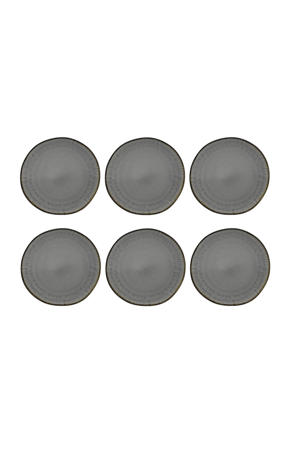 Cookinglife Ontbijtborden / Dessertborden Nola Warm Grey ø 21 cm - 6 stuks