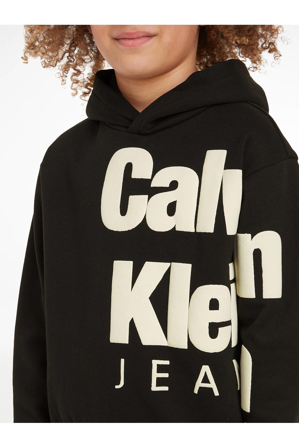 calvin klein hoodie dames wit