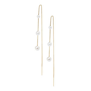 gold plated oorbellen Maren
