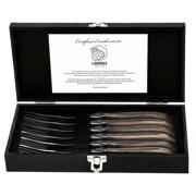 thumbnail: Laguiole Style de Vie Steakvorken Luxury Line Olijfhout - 6 stuks