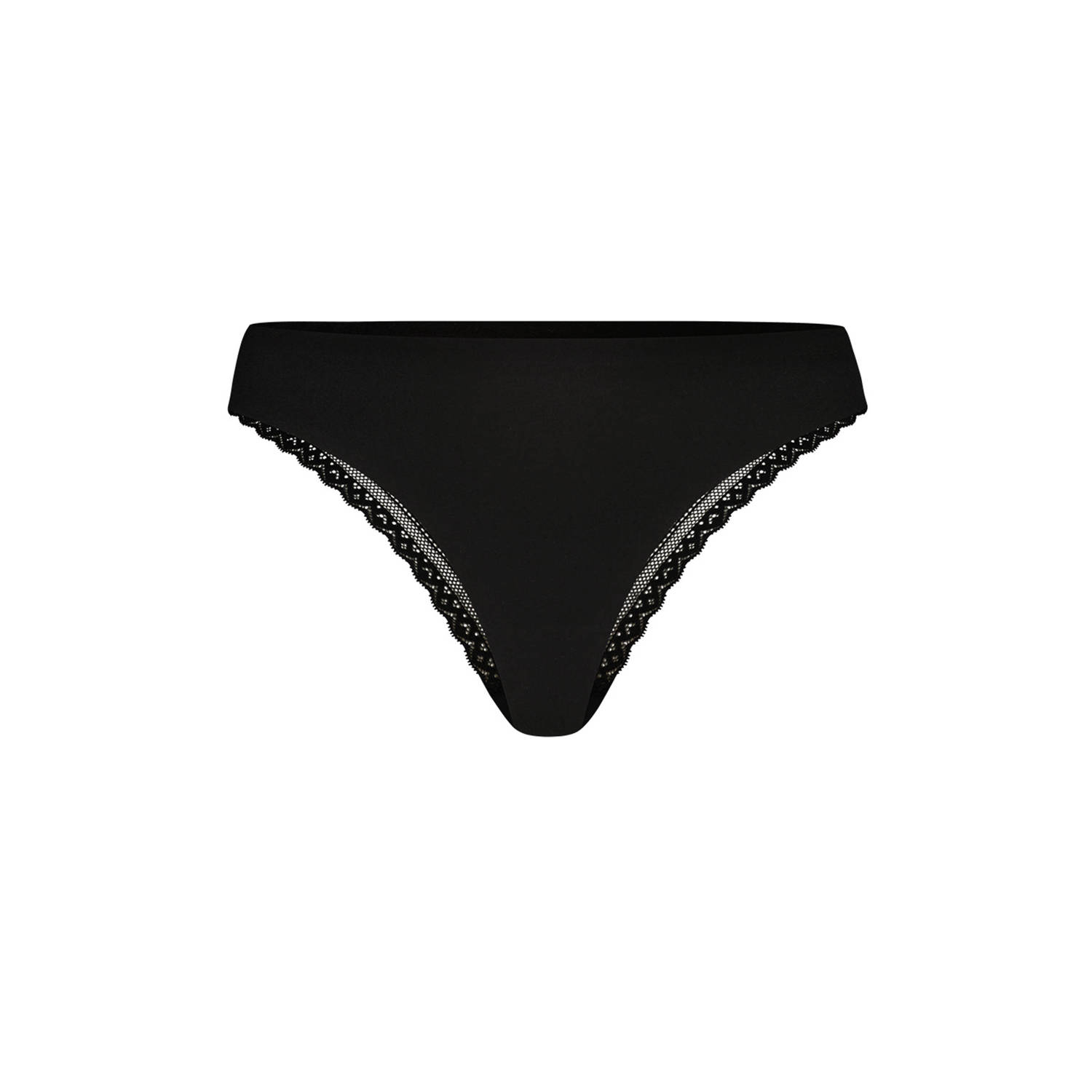 Ten Cate Secrets Cotton string met kant zwart
