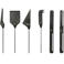 Laguiole Style de Vie Kaasmes en Botermes Zwart - 6 stuks