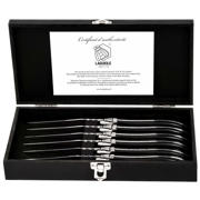 thumbnail: Laguiole Style de Vie Steakmessen Luxury Line Zwart Ebbenhout - 6 stuks
