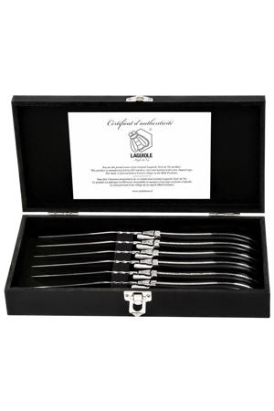 Steakmessen Luxury Line Zwart Ebbenhout - 6 stuks