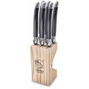 Steakmessen Premium Line Zwart - 6 stuks