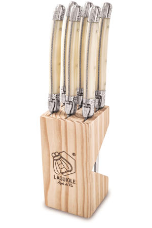 Steakmessen Premium Line Parelmoer - 6 stuks