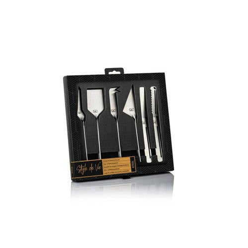 Laguiole Style de Vie Kaasmes en Botermes Zilver - 6 stuks afbeelding