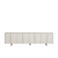 WOOOD WOOOD Basu Tv-Meubel - Grenen - Bordeauxrood - 53x200x46