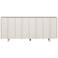 WOOOD Basu Dressoir - Grenen - Bordeauxrood - 85x200x46