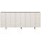 WOOOD WOOOD Basu Dressoir - Grenen - Mud - 85x200x46
