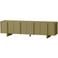 WOOOD Basu Tv-Meubel - Grenen - Bordeauxrood - 53x200x46