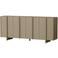 WOOOD Basu Dressoir - Grenen - Bordeauxrood - 85x200x46