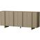 WOOOD WOOOD Basu Dressoir - Grenen - Mud - 85x200x46