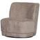 WOOOD Atty Draaifauteuil - Grove Melange - Grijs - 75x74x65