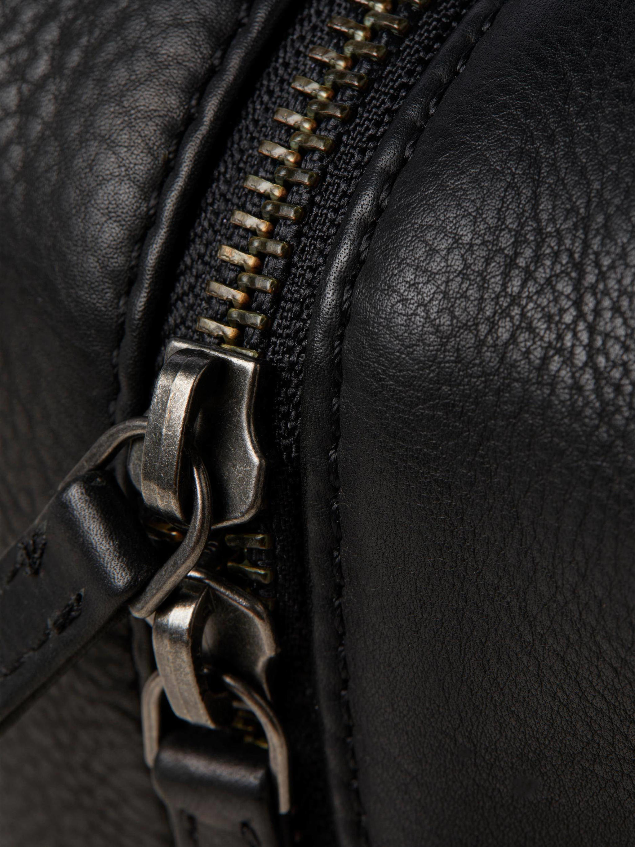 JACK & JONES leren toilettas JACVIENNA zwart - Afbeelding 3