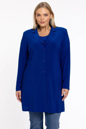 rechtvallende blazer cobalt