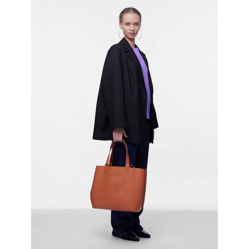 PIECES shopper PCKOPA cognac afbeelding