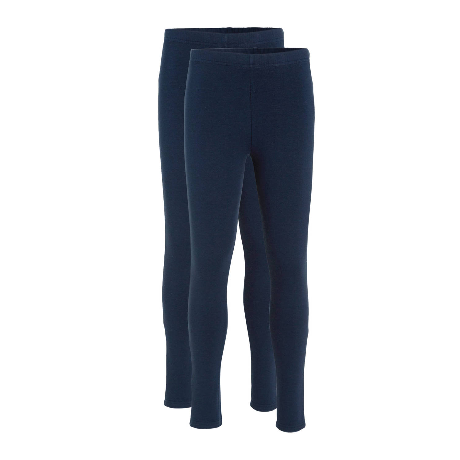 Anytime legging set van 2 navy Broek Blauw Meisjes Katoen Effen 110 116