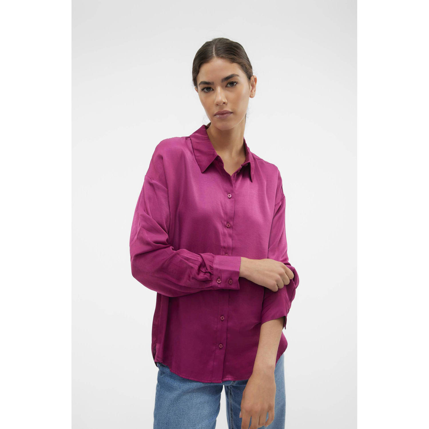 VERO MODA blouse VMINA roze