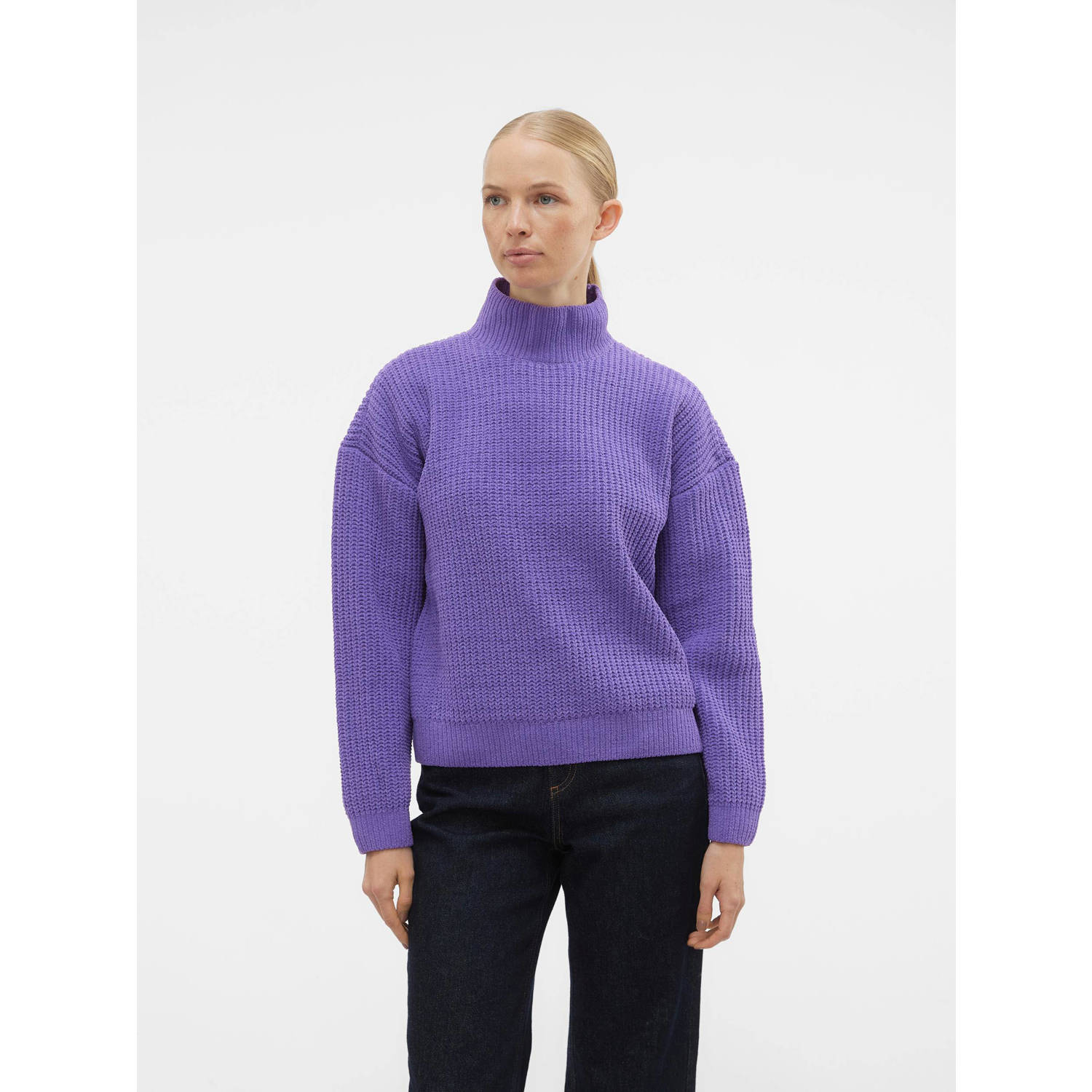 Vero Moda Gebreide trui VMKAIA LS HIGHNECK PULLOVER BF