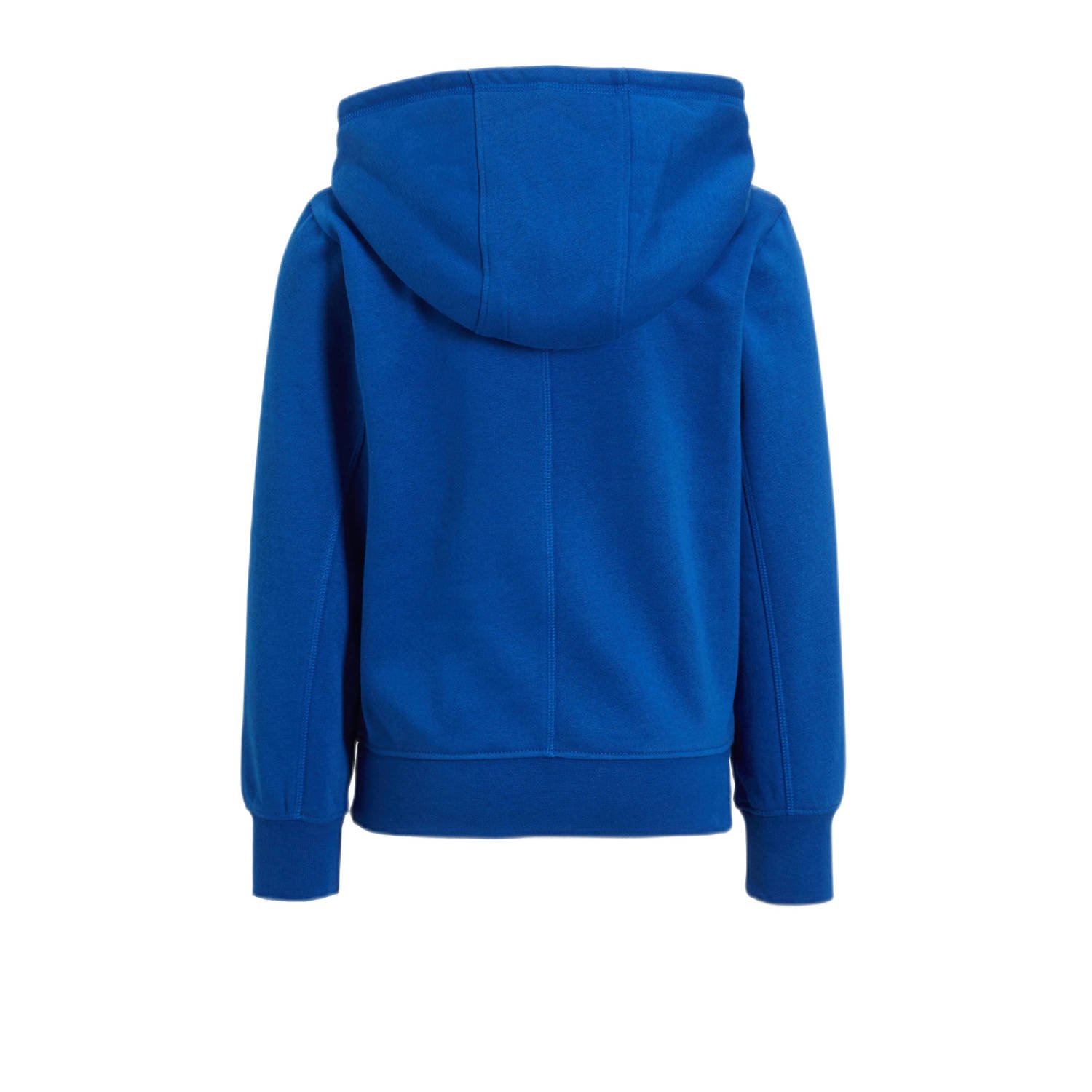 anytime hoodie met printopdruk blauw