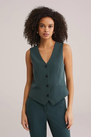 gilet donkergroen