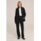 WE Fashion slim fit pantalon zwart