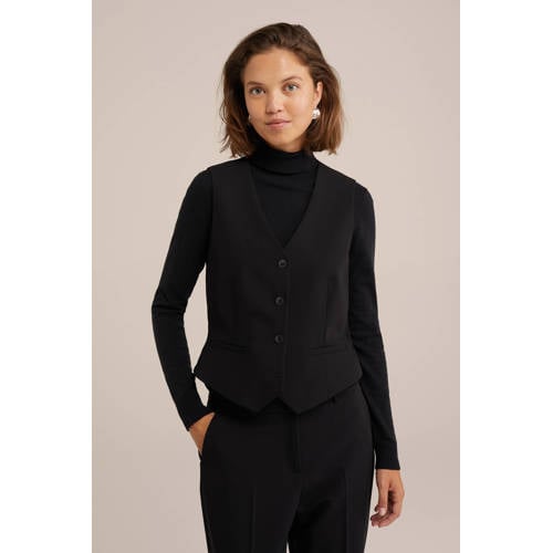 WE Fashion gilet zwart afbeelding