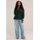 WE Fashion Curve blouse donkergroen