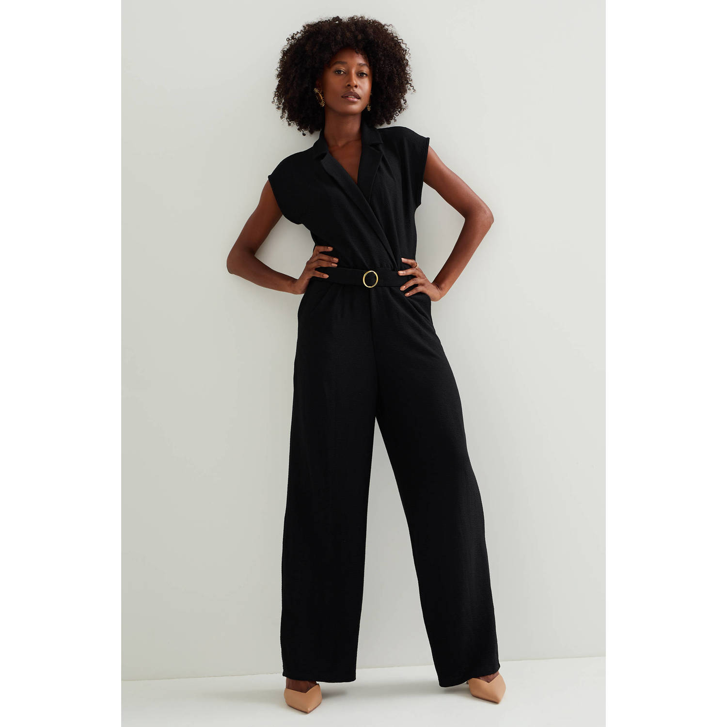 WE Fashion jumpsuit zwart