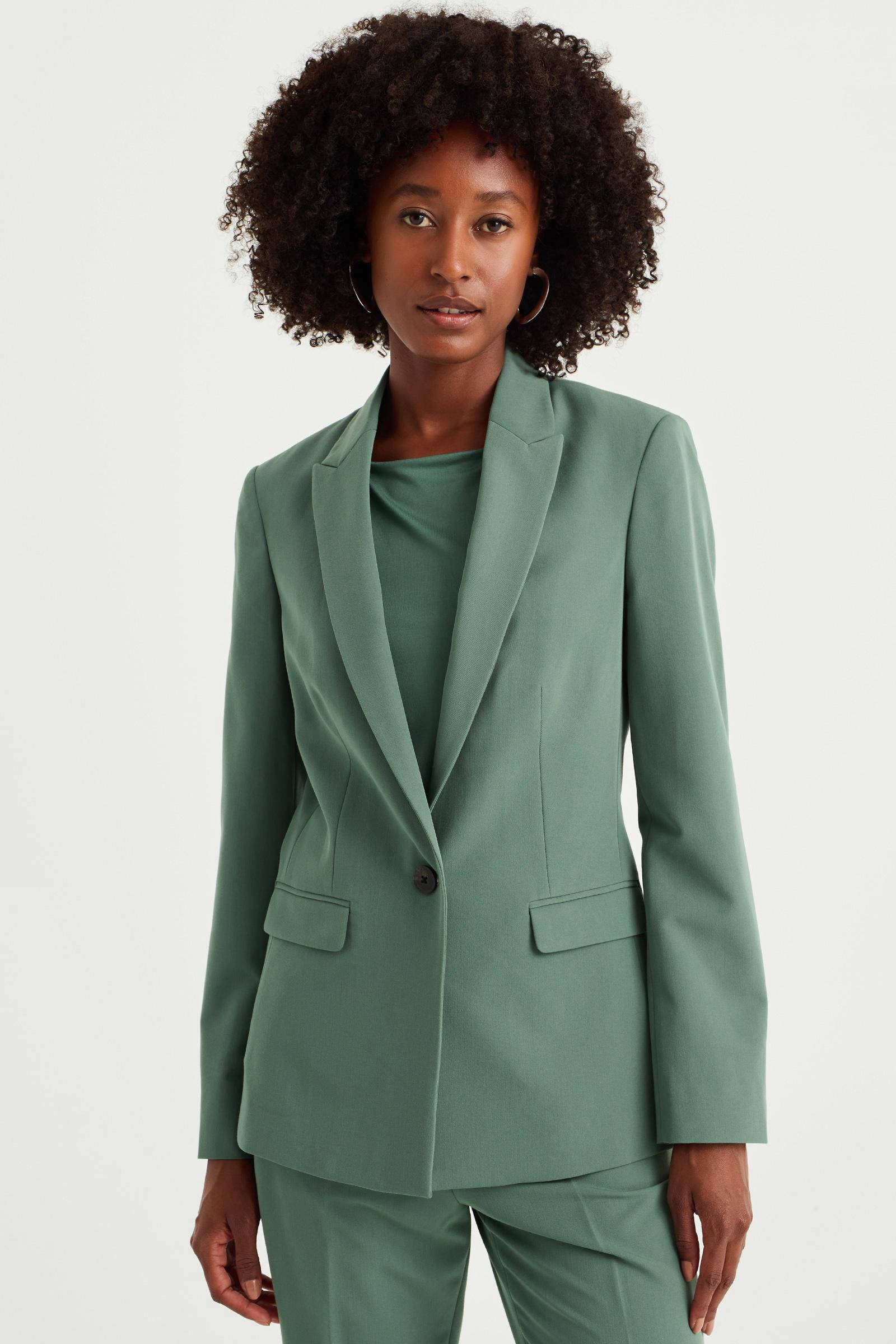 Groene dames clearance blazer