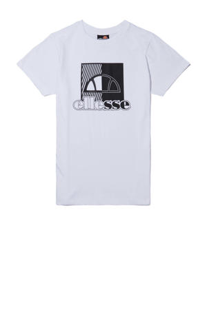 T-shirt Ritor met printopdruk wit/zwart