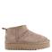 Colors of California suède enkelboots taupe