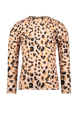 longsleeve met dierenprint multi