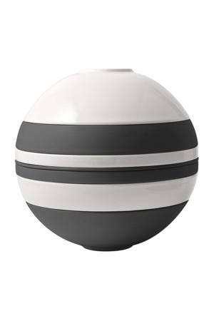 Serviesset La Boule - Zwart / Wit 7-delig / 2 personen - 2x kom, 2x schaal, 2x universeel bord, 1x serveerschaal