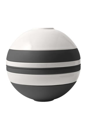 Serviesset La Boule - Zwart / Wit 7-delig / 2 personen - 2x kom, 2x schaal, 2x universeel bord, 1x serveerschaal