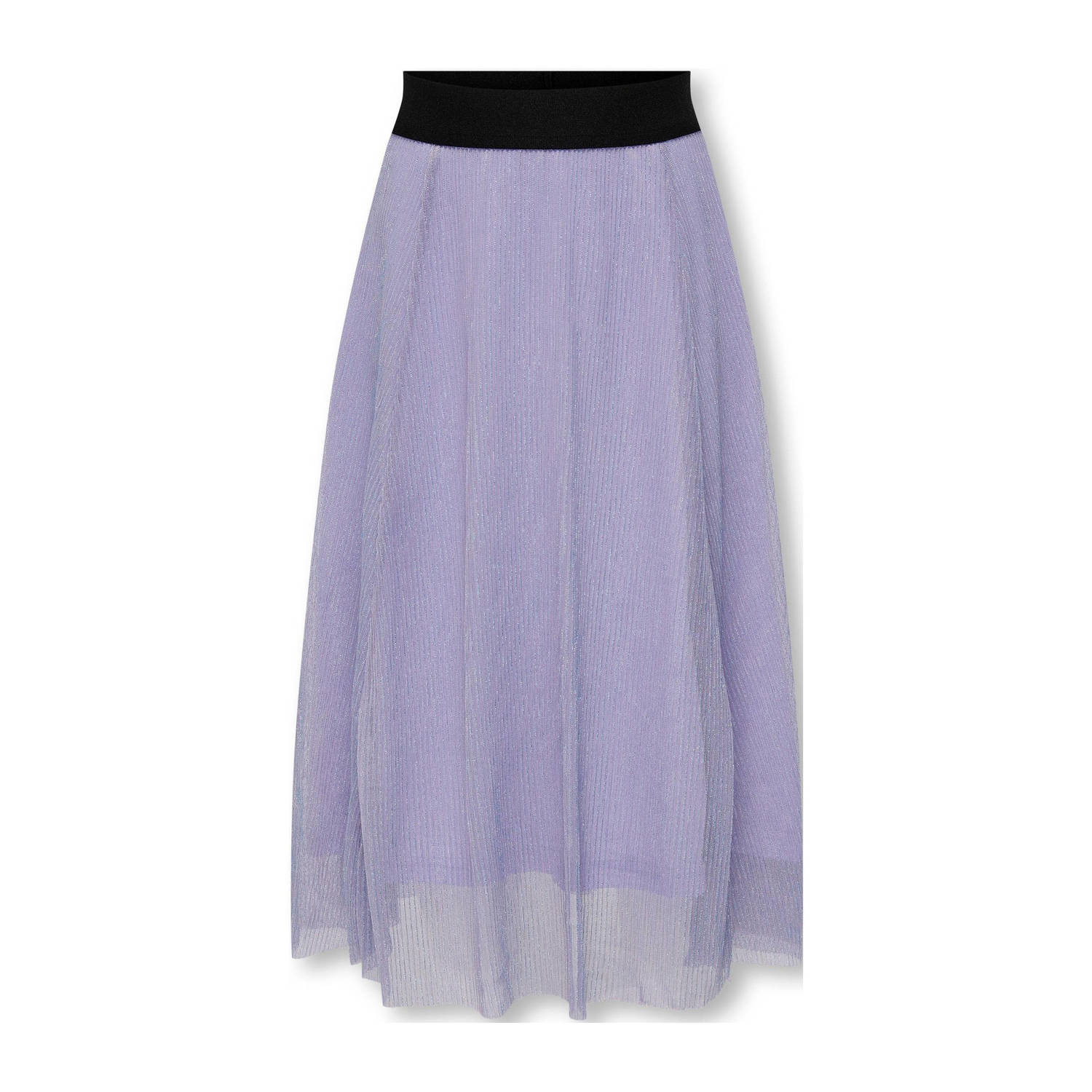 Only KIDS GIRL rok KOGTINGA met glitters lila Paars Meisjes Polyester 110 116
