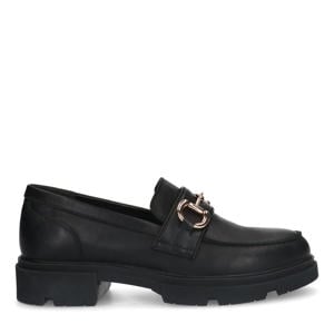 leren loafers zwart